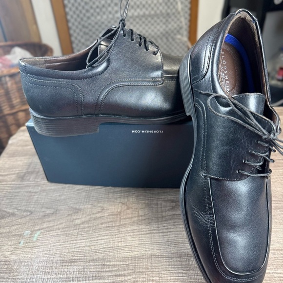 Florsheim Shoe Mens 8 1/2 Black Leather Bio Confort Advanced Formal  F Lite - Picture 4 of 10